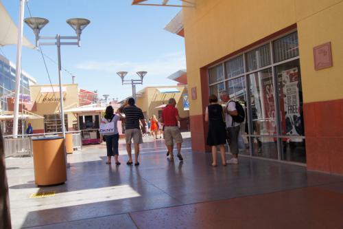 Las Vegas war die nächste Station - hier in den North Premium Outlet Stores
