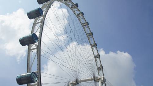 der Singapur-Flyer ist das höchste Riesenrad der Welt